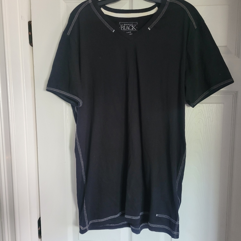 Buckle Black T-Shirt Short Sleeve.From The Buckle Store In Mall